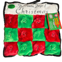 Kyjen Xmas 12 Days of Christmas Squeaker Mat Dog Toy SALE