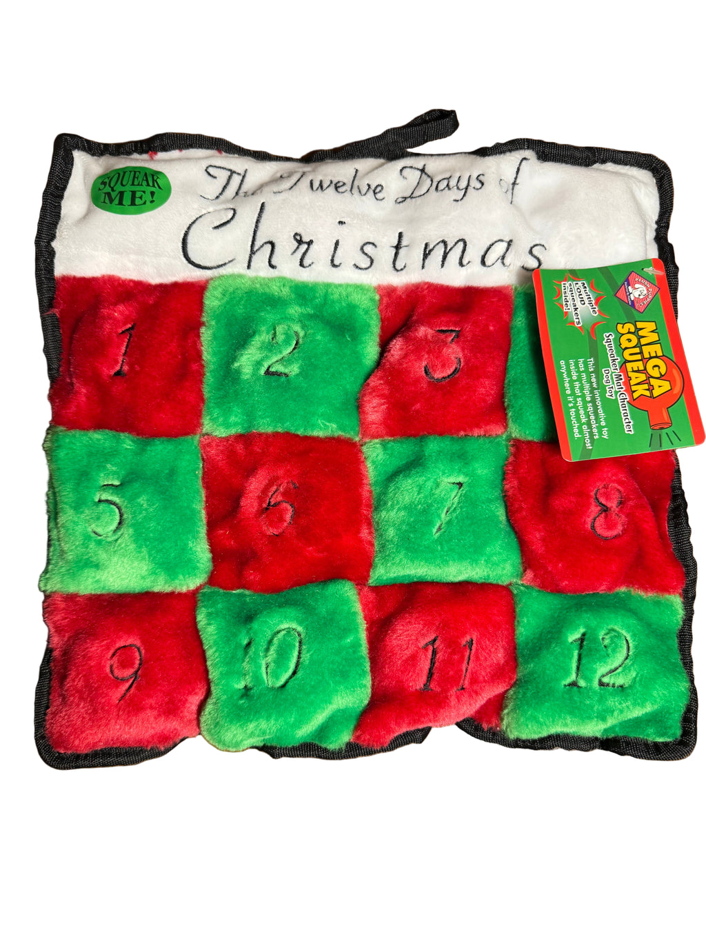 Kyjen Xmas 12 Days of Christmas Squeaker Mat Dog Toy SALE