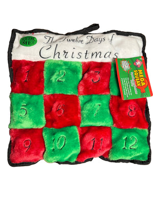 Kyjen Xmas 12 Days of Christmas Squeaker Mat Dog Toy SALE