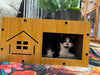 SIMONS Corrugated Luxe Cat Chateau w/Catnip – House 21.5 X 12 X 11 in