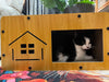 SIMONS Corrugated Luxe Cat Chateau w/Catnip – House 21.5 X 12 X 11 in