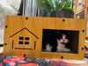 SIMONS Corrugated Luxe Cat Chateau w/Catnip – House 21.5 X 12 X 11 in