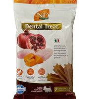 Farmina N&D Dental Treat Pumpkin, Chicken Pomegranate Mini Dog Treat 60g