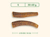 Jawgler Antler Dog Chew, Whole Smoked Ham