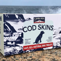 Land & Sea Cod Skin Quality Cuts Dog 50g