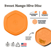 Project Hive Pet Company™ Scented Collection Mango Hive Disc Dog Toy