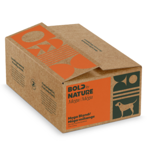 BOLD by NATURE Chicken Variety Box Frozen Dog Food 24 lb (48 x 8 oz Patties)