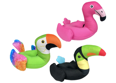 Multipet™ Margaritaville® Birds Pool Floats Assorted Characters Dog Toy