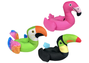 Multipet™ Margaritaville® Birds Pool Floats Assorted Characters Dog Toy