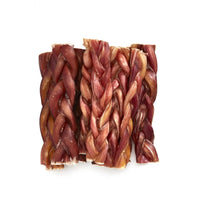 Natural Farm Pet Bully Cheek Sticks - Braided