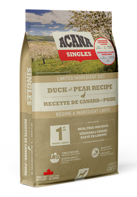 Acana Singles Duck with Pear Recipe Dog Food
