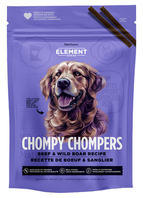 NutriSource® Beef & Wild Boar Chompy Chompers 6oz Dog Treat SALE