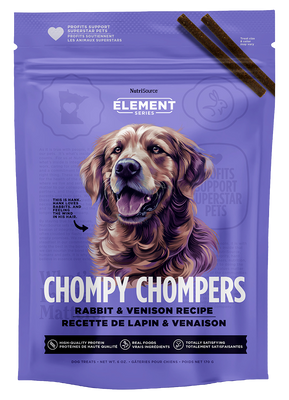 NutriSource® Rabbit & Venison Chompy Chompers 6oz Dog Treat SALE