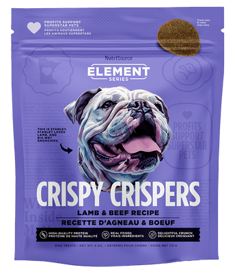 NutriSource® Beef & Lamb Crispy Crispers 4oz Dog Treat SALE