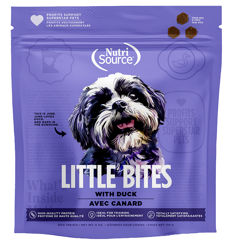 NutriSource® Duck Little Bites 6oz Dog Treat SALE