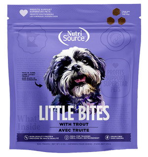 NutriSource® Grain Free Trout Little Bites 6oz Dog Treat SALE