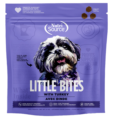 NutriSource® Grain Free Turkey Little Bites 6oz Dog Treat SALE