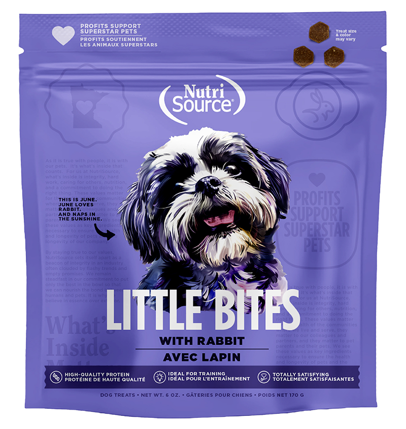 NutriSource® Rabbit Little Bites 6oz Dog Treat SALE