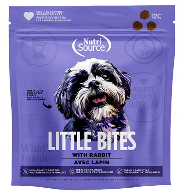 NutriSource® Rabbit Little Bites 6oz Dog Treat SALE