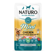 Naturo Adult Mini Grain Free Chicken with Potato and Vegetables – 150g Pouch