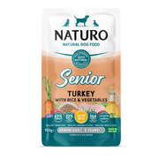 Naturo Senior Adult Mini Turkey with Rice and Vegetables – 150g Pouch