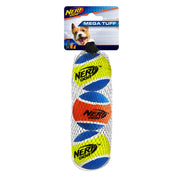 Nerf Dog Mega Strength Tennis Balls - 3 Pack - Small - 5.1 cm (2 in)