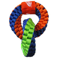 Nerf Dog Braided Twisted 2-Ring Tug - 18 cm (7 in) SALE