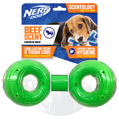 Nerf Dog Scentology Infinity Ring - Beef Scent - Green - 21 cm (8.3 in) SALE