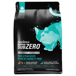 Nutrience SubZero Limited Ingredient Cat Food - Duck and Pear Recipe (NEW)
