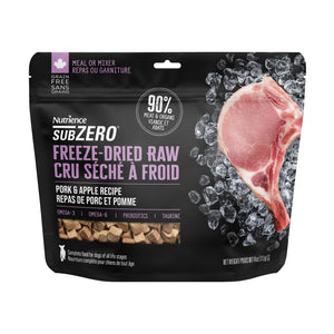Nutrience SubZero Freeze-Dried Raw Dog Food - Pork & Apple Recipe - 113 g (NEW)
