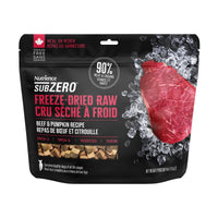 Nutrience SubZero Freeze-Dried Raw Dog Food - Beef & Pumpkin Recipe - 113 g (NEW)
