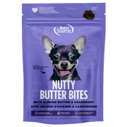 NutriSource® Nutty Butter Bites Almond Butter & Cranberry 6oz Dog Treat (NEW)