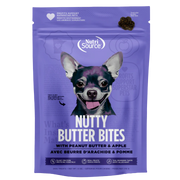 NutriSource® Nutty Butter Bites Peanut Butter & Apple 6oz Dog Treat (NEW)