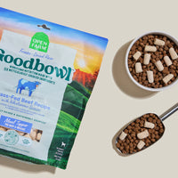 Open Farm® Goodbowl Grass-Fed Beef Recipe with Wholesome Grains Freeze-Dried Raw Dog Feed 8oz