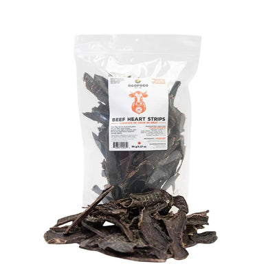 Ogopogo Pet Co.: Beef Heart Strips 90g