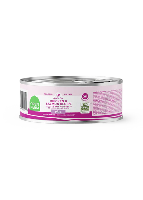 Open Farm® Chicken & Salmon Pâté Wet Cat Food 2.8oz