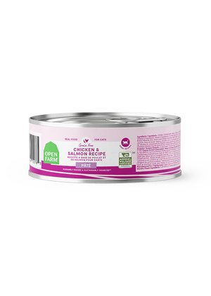 Open Farm® Chicken & Salmon Pâté Wet Cat Food 2.8oz