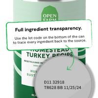 Open Farm® Homestead Turkey Pâté Wet Dog Food 12.5oz