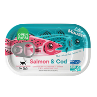 Open Farm® Salmon & Cod Topper for Cats 3 oz SALE