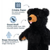 Tall Tails – 20″ Black Bear Stuffless (NEW)