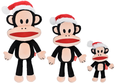 Multipet™ Paul Frank® Julius the Monkey with Santa Hat Dog Toy