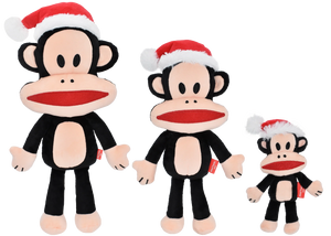 Multipet™ Paul Frank® Julius the Monkey with Santa Hat Dog Toy