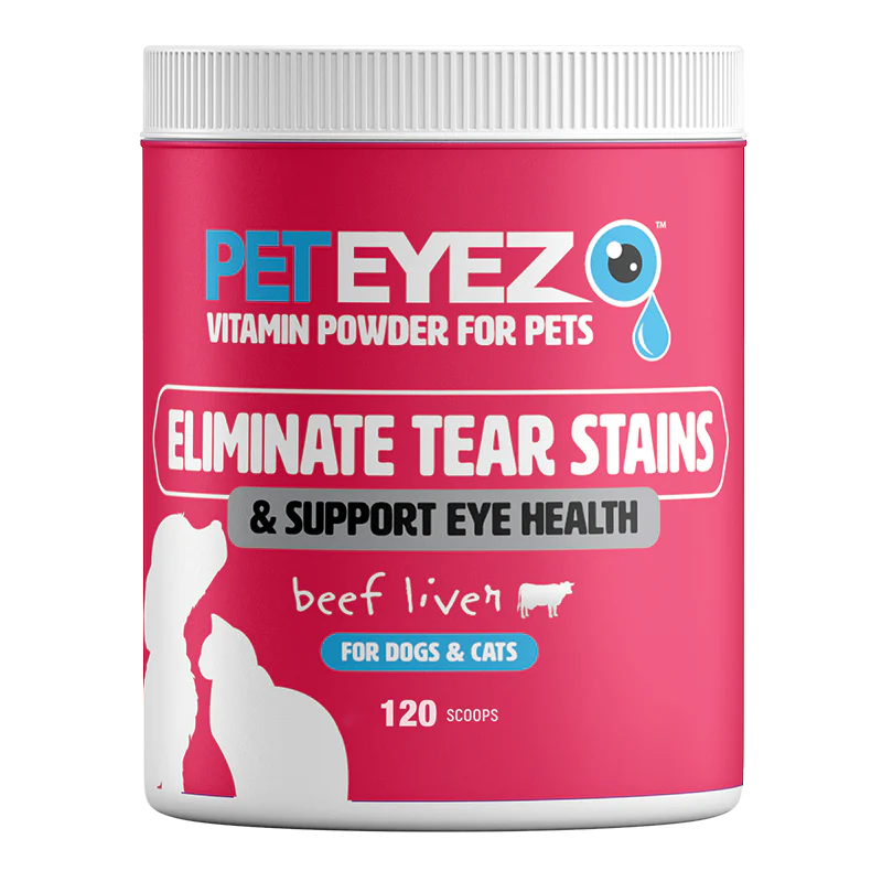 Pet Eyes Beef Food Topper Vitamin Powder 190 Scoops