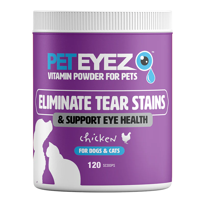 Pet Eyes Chicken Food Topper Vitamin Powder 190 Scoops