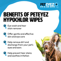 Pet Eyes Hypochlor Eye & Ear Wipes