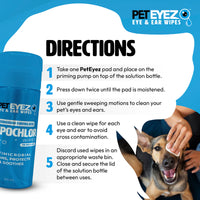 Pet Eyes Hypochlor Eye & Ear Wipes