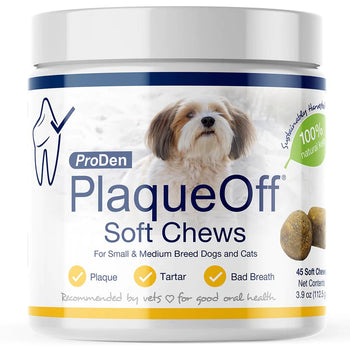 Plaque Off Oral Care Soft Chews Small & Medium Breed Dogs