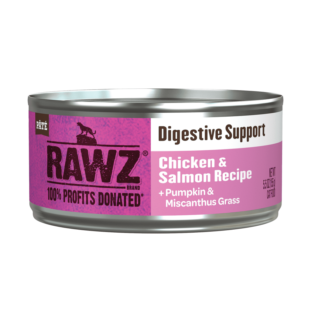 RAWZ® Digestive Support Chicken & Salmon Wet Cat Food 5.5oz (NEW)