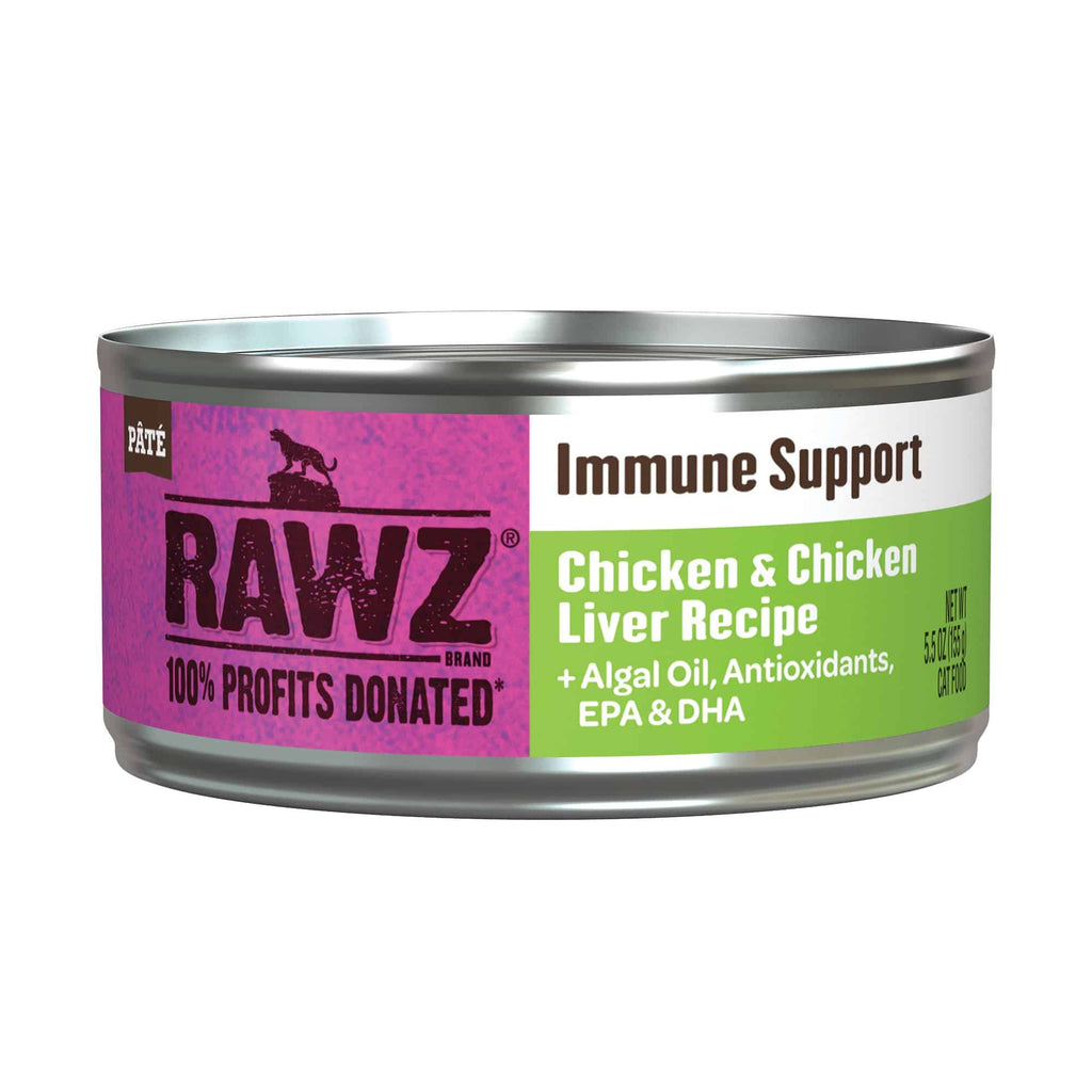 RAWZ® Immune Support Chicken & Chicken Liver Wet Cat Food 5.5oz