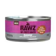 RAWZ® Senior Turkey, Pumpkin & Green Mussels Wet Cat Food 5.5oz (NEW)